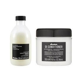 Davines Oi-Oil Sülfatsız Bakım 280 ml Şampuanı ve Oi 250 ml Nemlendiricili Krem