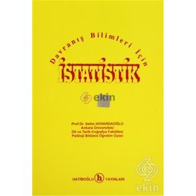 DAVRANIŞ BILIMLERI İÇIN İSTATISTIK - SELIM HOVARDAOĞLU