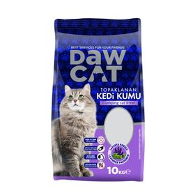 Daw Cat 10 lt Bentonit Lavanta Kokulu Topaklanan Kedi Kumu
