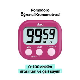 Daxi TX-100 Fuşya Kronometre