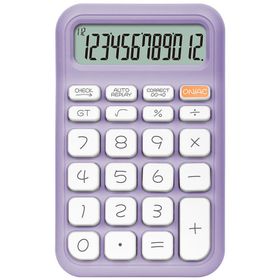Daxi X-150 12 Haneli Lila Masaüstü Hesap Makinesi