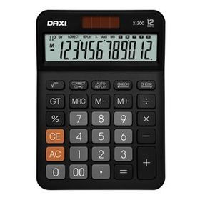 Daxi X-200 Siyah 12 Haneli Hesap Makinesi