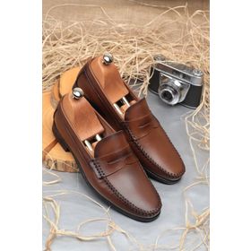 Daxtors D10180 Taba Günlük Deri Erkek Klasik Ayakkabı