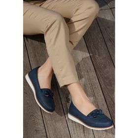 Daxtors D191 Lacivert Kadın Babet