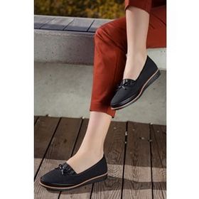 Daxtors D191 Lacivert Kadın Babet