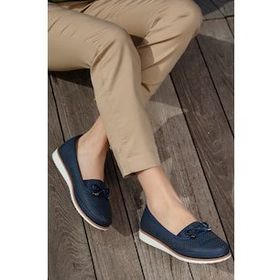Daxtors D191 Lacivert Kadın Babet