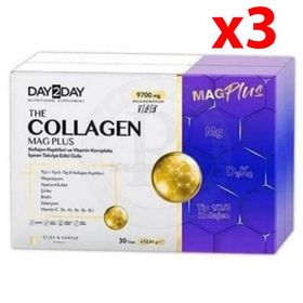 Day2Day Collagen Mag Plus Çilek Karpuz Aromalı 3x30 Saşe