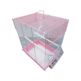 Dayang 30 x 23 x 39 cm Düz İki Kapılı Renkli Muhaabbet Kafesi