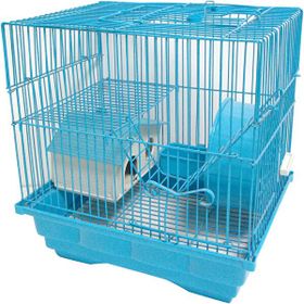 DaYang 30x23x31 cm Açık Mavi Oyuncaklı Hamster Kafesi