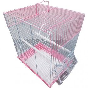 DaYang 30x23x39 cm Çift Renk İki Kapılı Düz Muhabbet Kafes