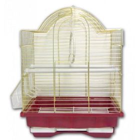 DaYang 30x23x39 cm Pirinç 2 Kapılı Düz Muhabbet Kafesi