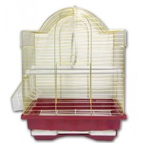 DaYang 30x23x39 cm Pirinç 2 Kapılı Düz Muhabbet Kafesi