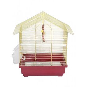 DaYang 30x23x39 cm Pirinç 2 Kapılı Düz Muhabbet Kafesi