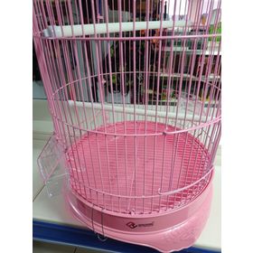 DaYang 33.3x33.3x70 cm Pembe Silindir Kuş Kafesi