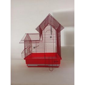 DaYang 35x28x47 cm Kırmızı Villa Kuş Kafesi