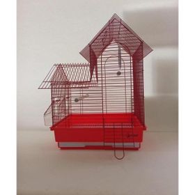 DaYang 35x28x47 cm Kırmızı Villa Kuş Kafesi