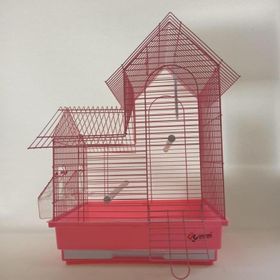 DaYang 35x28x47 cm Pembe Villa Kuş Kafesi