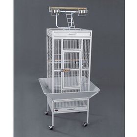 DaYang 45.7x45.7x156 cm Beyaz Ayaklı Papağan Kafesi