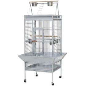 DaYang 61 x 56 x 168 Beyaz Papağan Kafesi Ayaklı