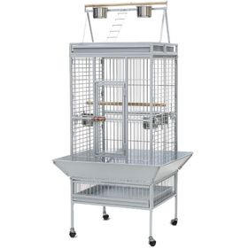 DaYang 61 x 56 x 168 Beyaz Papağan Kafesi Ayaklı