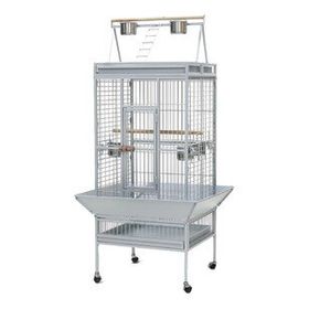 DaYang 61 x 56 x 168 Beyaz Papağan Kafesi Ayaklı