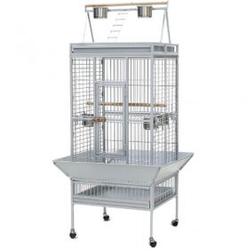 DaYang 61 x 56 x 168 Beyaz Papağan Kafesi Ayaklı