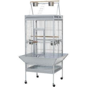 DaYang 61 x 56 x 168 Beyaz Papağan Kafesi Ayaklı