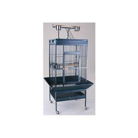 DaYang A11 61x56x165 cm Siyah Ayaklı Papağan Eğitim Kafesi