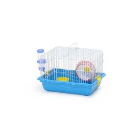 DaYang Aksesuarlı 35x26x23 cm Mavi Hamster Kafesi