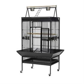 DaYang Ayaklı Siyah 172x80x102.5 cm Papağan Kafesi