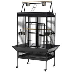 DaYang Ayaklı Siyah 172x80x102.5 cm Papağan Kafesi