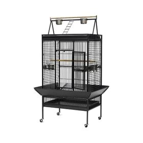DaYang Ayaklı Siyah 172x80x102.5 cm Papağan Kafesi