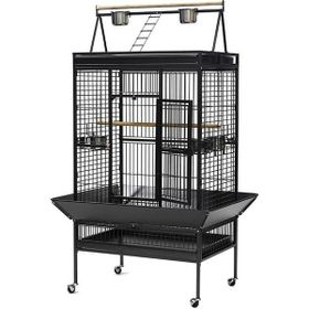 DaYang Ayaklı Siyah 172x80x102.5 cm Papağan Kafesi