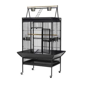 DaYang Ayaklı Siyah 172x80x102.5 cm Papağan Kafesi