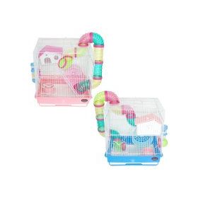 DaYang Borulu 35x28x37 cm Karışık Renkli Hamster Kafesi Seti