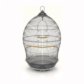 DaYang Kubbe Şekilli Dekoratif Gri 48.5x48.5x76 cm Muhabbet Kuşu Kafesi