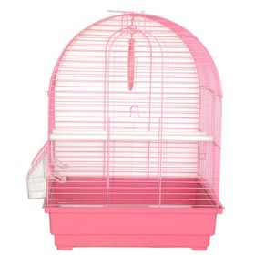 DaYang Renkli İki Kapılı Davul Muhabbet Kafesi 35x28x46 cm