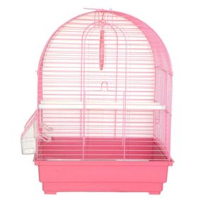 DaYang Renkli İki Kapılı Davul Muhabbet Kafesi 35x28x46 cm