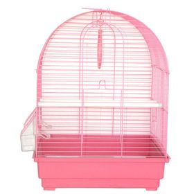 DaYang Renkli İki Kapılı Davul Muhabbet Kafesi 35x28x46 cm