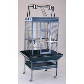 DaYang Siyah 61x56x168 cm Ayaklı Papağan Kafesi