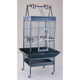 DaYang Siyah 61x56x168 cm Ayaklı Papağan Kafesi