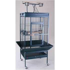 DaYang Siyah 61x56x168 cm Ayaklı Papağan Kafesi