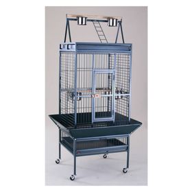 DaYang Siyah 61x56x168 cm Ayaklı Papağan Kafesi