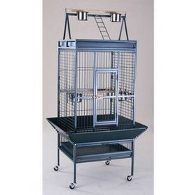 DaYang Siyah 61x56x168 cm Ayaklı Papağan Kafesi