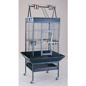 DaYang Siyah 61x56x168 cm Ayaklı Papağan Kafesi