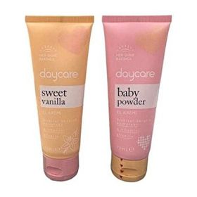 Daycare Baby Powder and Sweet Vanillia Gliserinli E Vitaminli 2x75 ml El Kremi