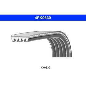 Dayco 4PK0630 Kanallı V Kayışı