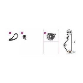Dayco KTB258 Rover 114 200 400 Cabriolet Coupe 1.4 1.6 16V 94371 Eksantrik Rulman Kiti Triger Seti
