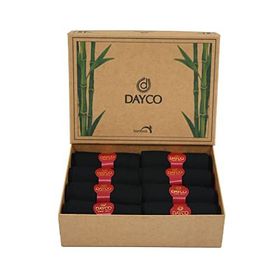Dayco Premium Siyah 8 Adet Bambu Yazlık Erkek Çorap
