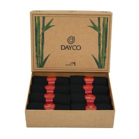 Dayco Premium Siyah 8 Adet Bambu Yazlık Erkek Çorap